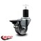 Service Caster 3'' Semi Steel Swivel 1-3/4'' Expanding Stem Caster with Brake SCC-EX20S314-SSS-PLB-134 - alternate 4